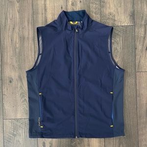 Ralph Lauren Polo Golf Mock Neck Full Zip Windbreaker Vest